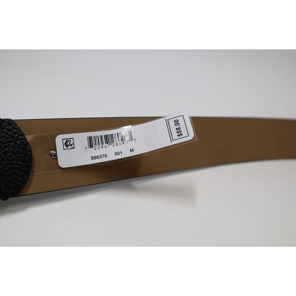 MICHAEL Michael Kors Black Genuine Leather Belt Size M - Picture 4 of 4